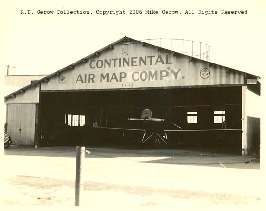 Continental Air Map hangar