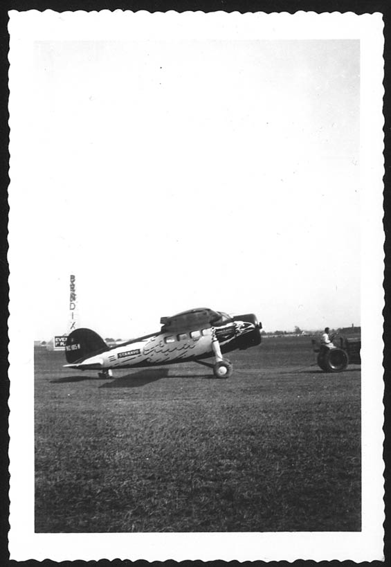 Lockheed NC105N In Stanavo Livery, Ca. 1932 (Source: Kalina)