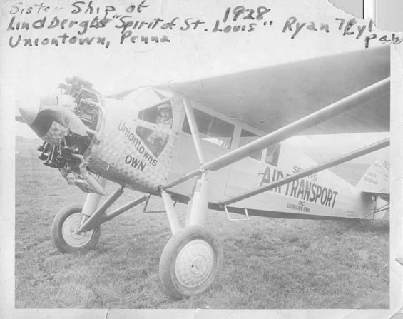 Ryan NC4932, Ca. 1928 (?), Pennsylvania Location (?) (Source: Carr)