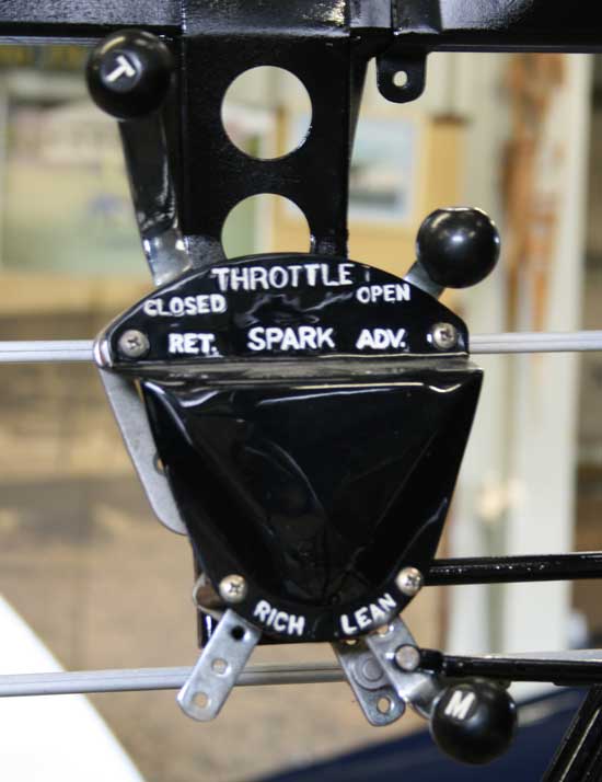 NC6708 Throttle Quadrant Detail, August 12, 2009