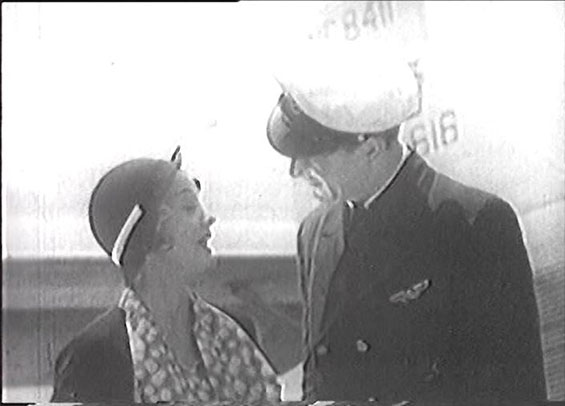 NC8411 in "The Hurricane Express," 1932 (Source: Movie)