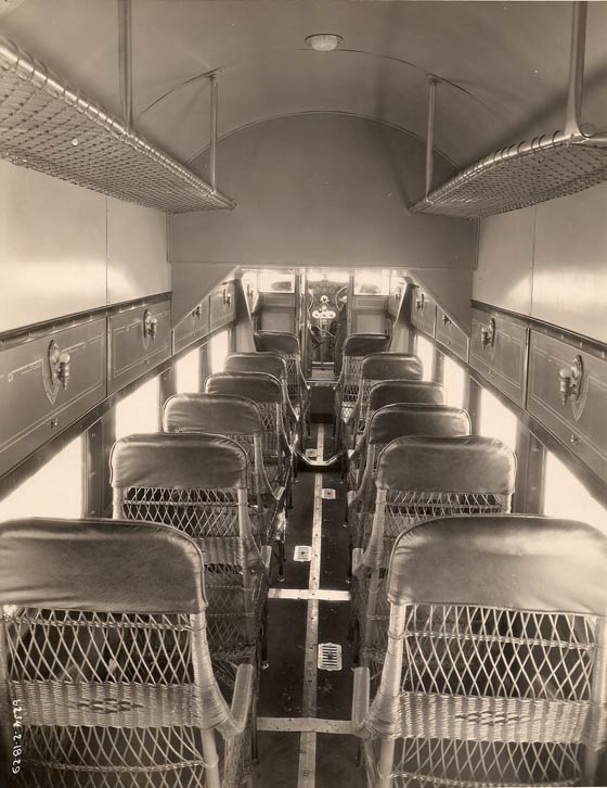 Ford Liner Interior, February 18, 1929, Location Unknown (Source: Delucca)