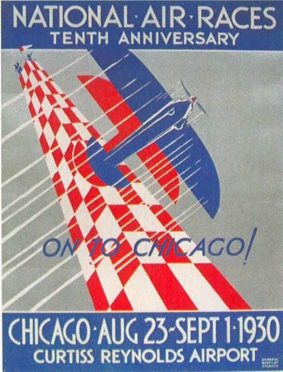 National Air Races Poster, 1930 (Source: Cosgrove)