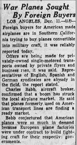 Oakland Tribune December 11, 1936 (Source: newspapers.com)