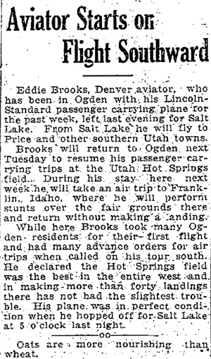Ogden Standard Examiner, June 8, 1920
