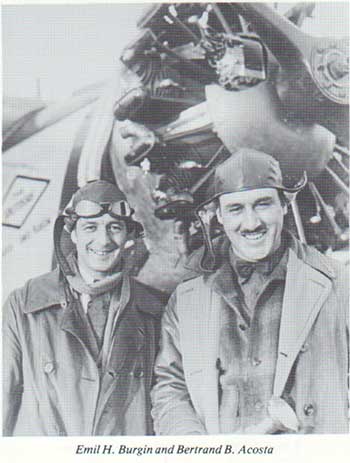 Emile Burgin (L) & Bert Acosta, Ca. 1927-28 (Source: LInk)