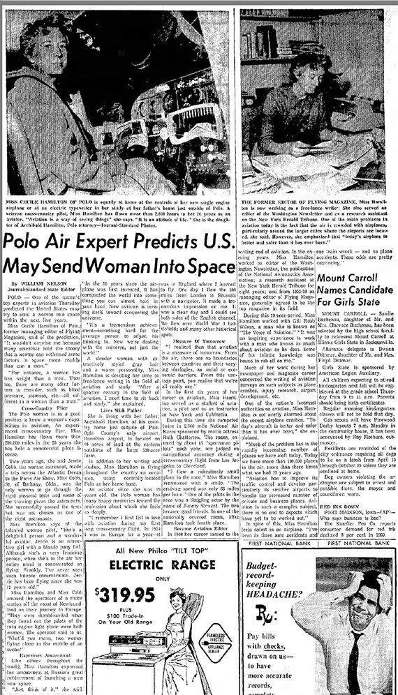 The Freeport Journal-Standard (IL), April 14, 1961 (Source: newspapers.com) 