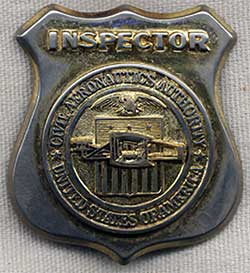 CAA Inspector's Badge, Ca. 1940 (Source: Web)