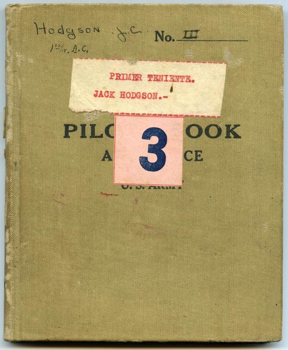 Front Cover Of Hodgson’s Third Log Book (Source: Hodgson Family via Woodling)