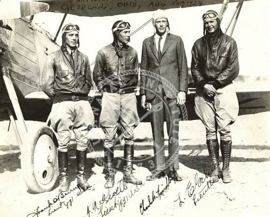 Lindbergh Substituting for Lankford, August 30, 1929 (Source: U.S. Naval Institute)