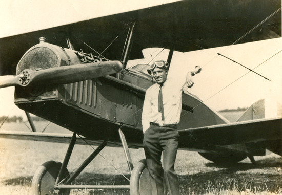 1923, John Livingston With Modified Thomas-Morse "Tommy" 