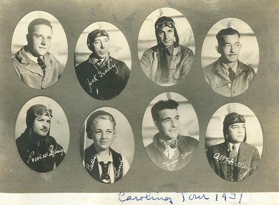 Freddie Lund (Top, Second from R) and Bettie Lund (Bottom, Second from L)