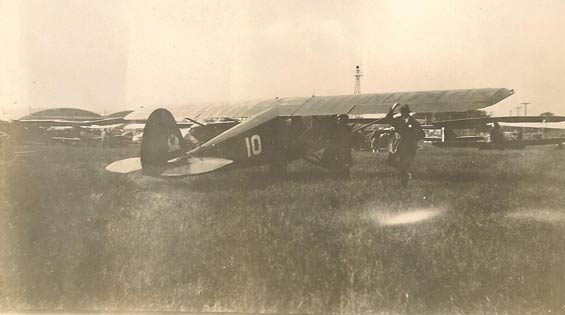 Don Mathers in Wallace Touroplane B-330, Dearborn, MI, October 5, 1929 (Source: Tietz)