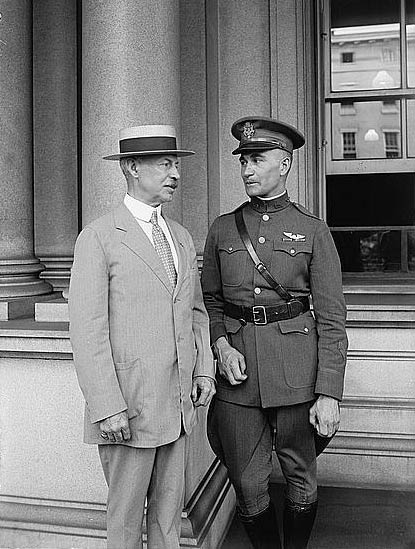 Mason Patrick (L) and Russell Maughan, July 8, 1924 (Source: LOC)