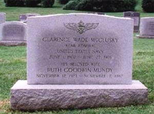 C.W. McClusky Grave Marker, Annapolis, MD (Source: Web)