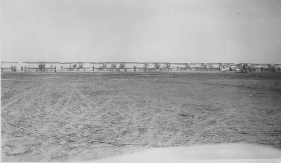 McMullen's Squadron on the Ground, August 30, 1928 (Source: Barnes)