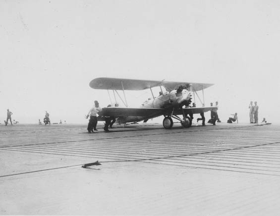 Post-Landing, Deck Handling, Ca. 1928-30 (Source: Barnes) 