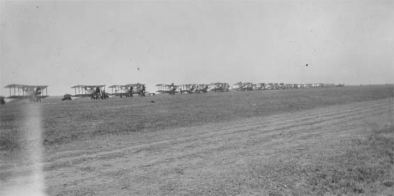 Unidentified Aircraft in a Row, Ca. 1928-30 (Source: Barnes) 