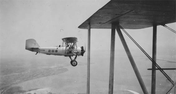 Vought Aircraft in Formation, , Ca. 1928-30 (Source: Barnes)
