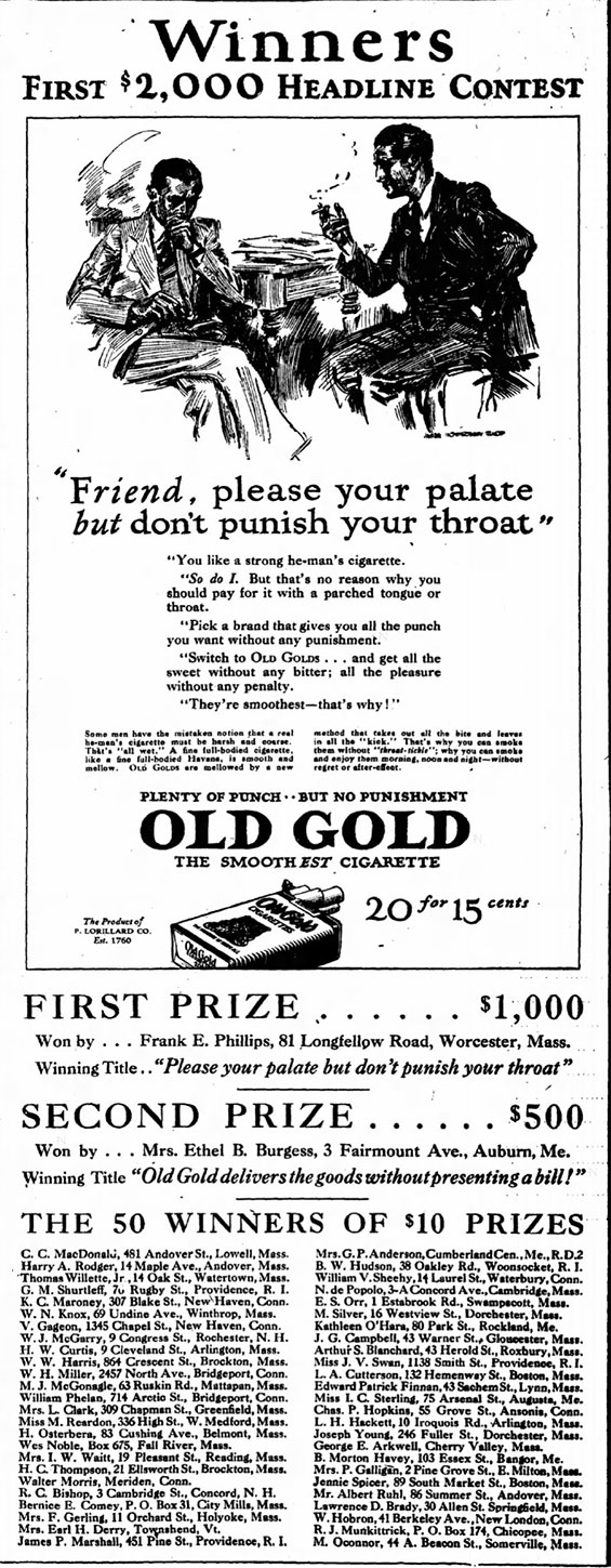 Bridgeport Telegram (CT), November 15, 1926 (Source: newspapers.com) 
