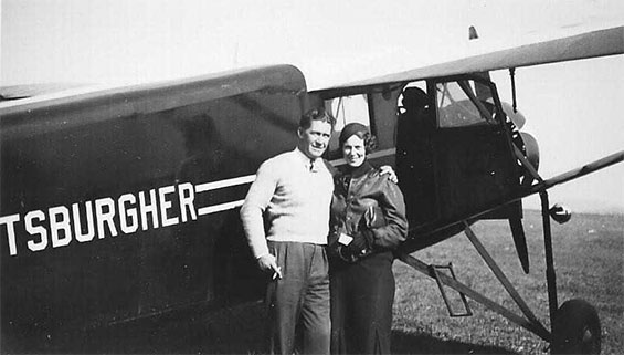 Chester Pickup and His Wife, Inez Ottie Robertson, Ca. 1934 (Source: ancestry.com) 