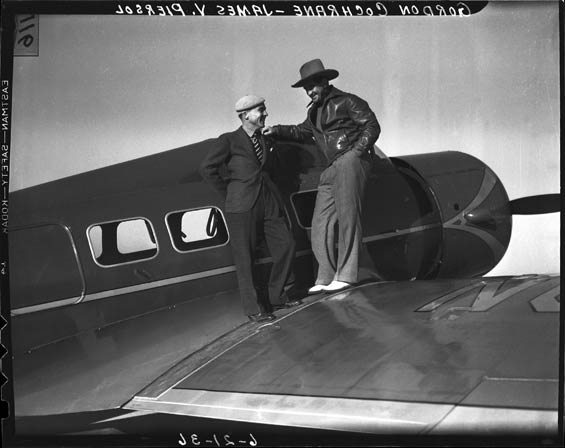 James Piersol, Left, June 21, 1936 (Source: Kalina)
