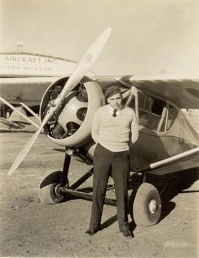 R.T. Quimby and Unidentified Monocoupe, Date Unknown (Source: Roberts via Woodling)