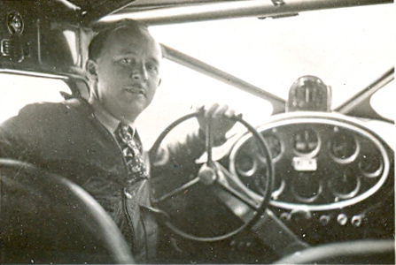 Dick Ranaldi In Unknown Cockpit, Date & Location Unknown