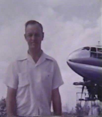 C.N. Shelton With TAN Aircraft, Ca. Late 1940s (Source: Shelton Family)