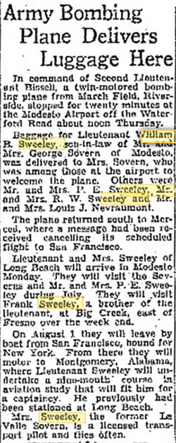 Modesto News-Herald, July 16, 1933 (Source: newspapers.com)