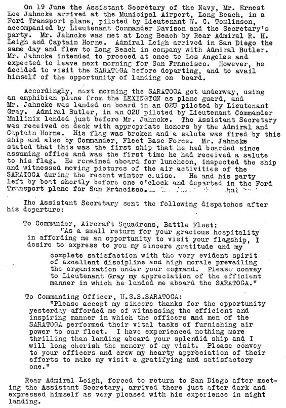 Bureau of Aeronautics Newsletter, July 10, 1929 (Source: Webmaster) 
