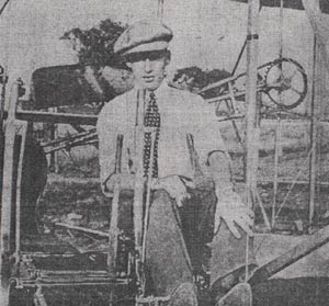 Bernard Whelan Learning to Fly, Ca. 1913 (Source: NASM)