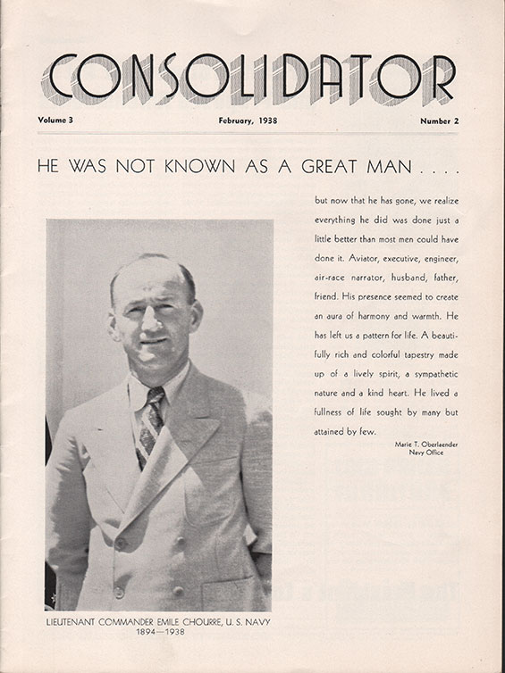 Chouree Testimonial, The Consolidator, February, 1938