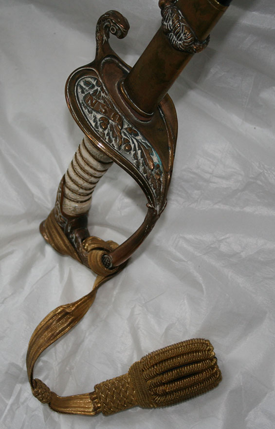 Ceremonial Sword, Hilt Profile With Tassel 