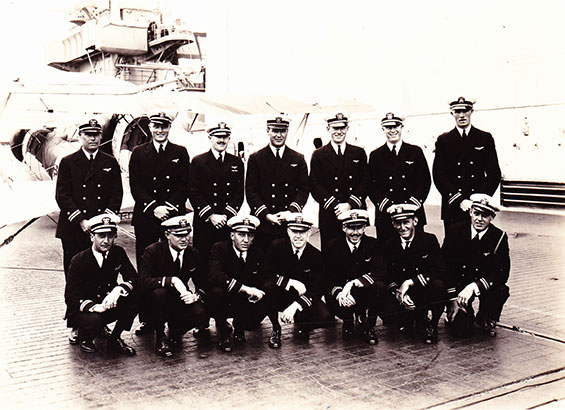 Choureé and Flight Officers, Ca. Late 1920s 