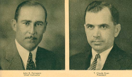 John Fornasero (L) and T. Claude Ryan
