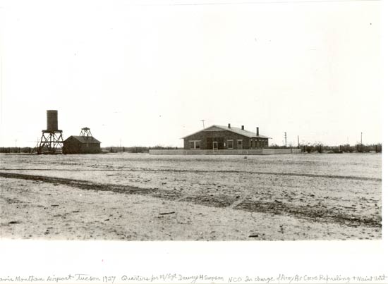 Davis-Monthan Airfield, Ground-Level, ca. 1927