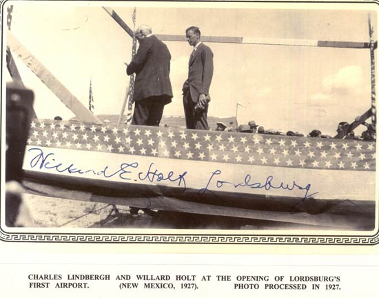 Charles Lindbergh, Lordsburg, NM, September, 1927