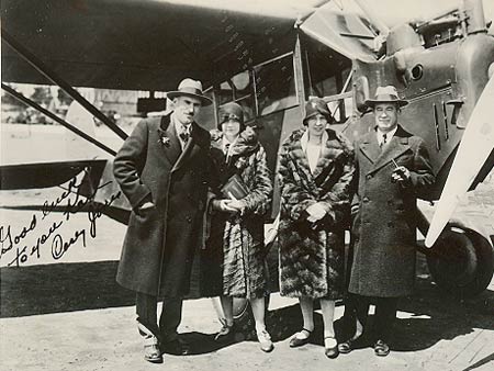 Mr. & Mrs. Casey Jones and, Mr. & Mrs. Frank Russell, Curtiss Plant Manager at, Garden City, NY 1928