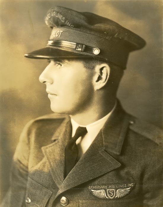 Hap Russell in His Standard Air Lines Uniform