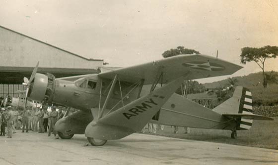 Bellanca C-27, France Field, Panama C.Z., 1939 (Source: W.F. Hyatt)