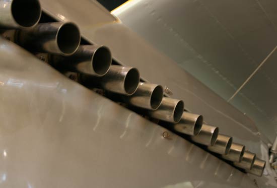Exhaust Pipes from Curtiss D-12 Engine
