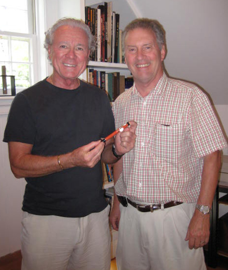 Your Webmaster (L) With Geoffrey Parker, August 10, 2010 (Source: Webmaster)
