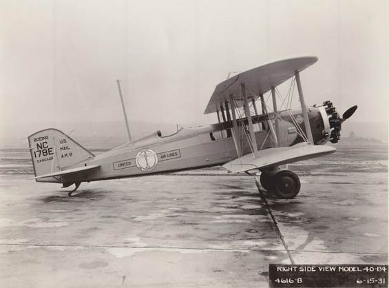 Boeing 40C NC178E, June 15, 1931 (Source: Web via Kalina)
