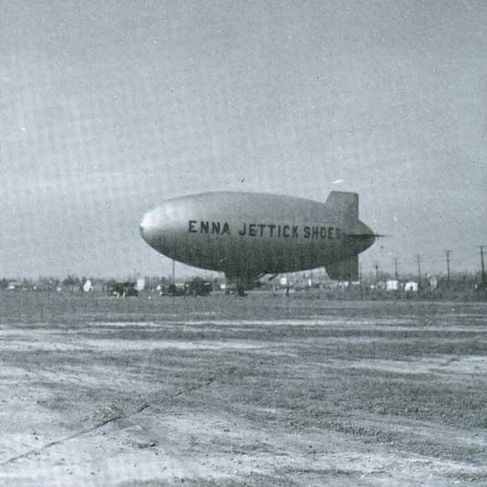 Goodyear Airship NC18A, Date & Location Unknown (Source: The Goodyear Airships)
