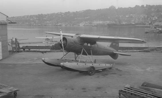 Lockheed Vega NC199E in Seattle, Ca. 1950s (Source: Kalina)