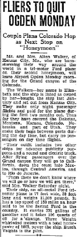 Ogden (UT) Standard-Examiner, August 12, 1934 (Source: Woodling) 