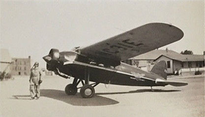 Lockheed NC31E, November 14, 1932, Parks Air College (Source: Web)