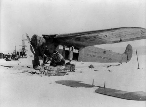 Fokker Super Universal NC4453 in Antarctica, Ca. 1928-29 (Source: Wiki Commons)