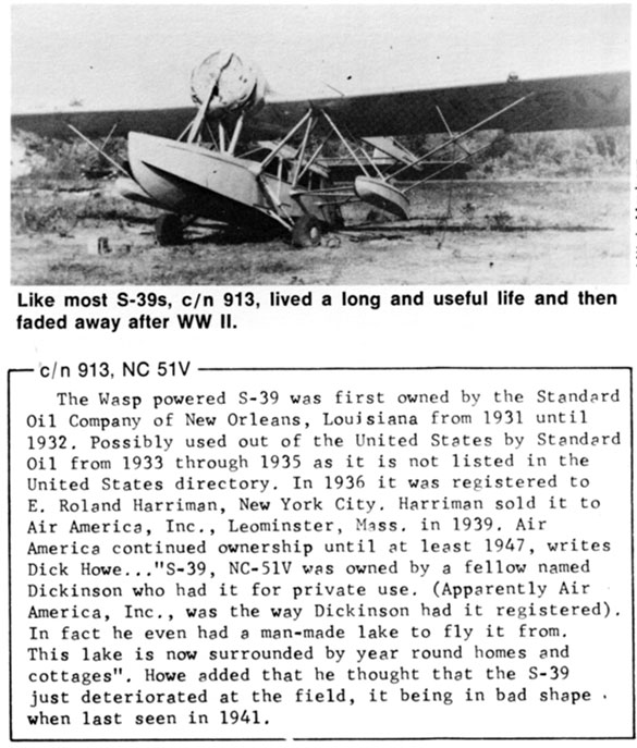Sikorsky NC51V, Date Unknown (Source: Woodling via Historical Aviation Album)